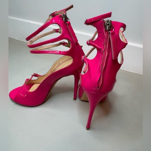 Giuseppe Zanotti Fuchsia Strappy Sandals - Picture 7 of 15